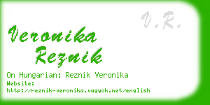 veronika reznik business card